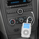 dash with iPod plugged in