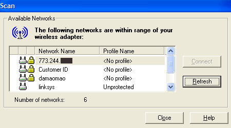 networks list with phone number