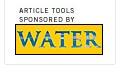 article tools sponsored by WATER